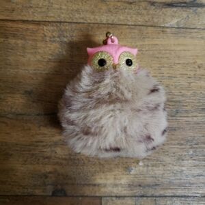 Bath & Body Works Fluffy Owl Keychain Bac Holder